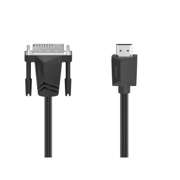 Hama FIC HDMI-DVI/D összekötőkábel, 1,5 méter, 4K (200715)